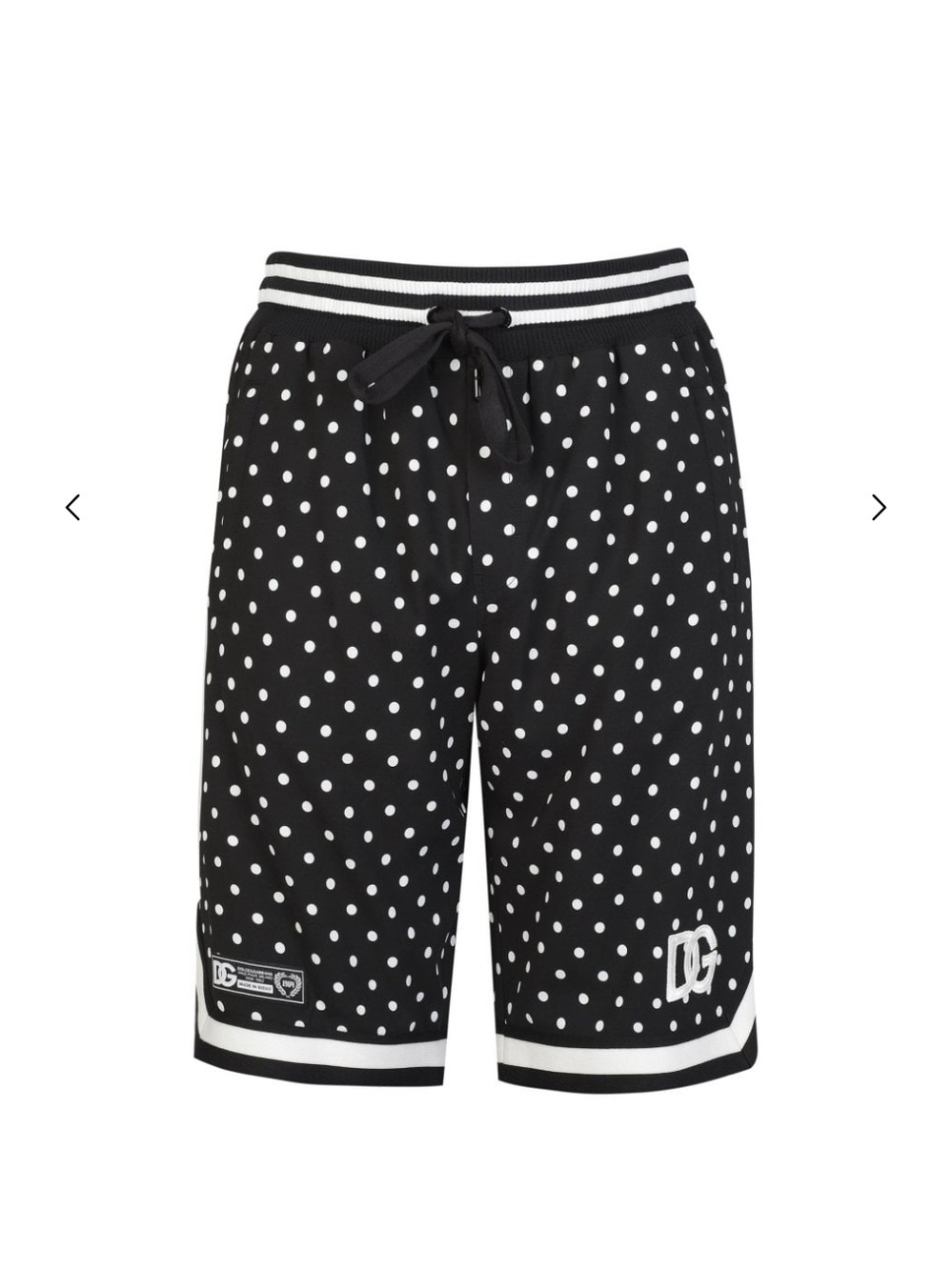 Dolce & Gabbana Polka Dot Athletic Shorts